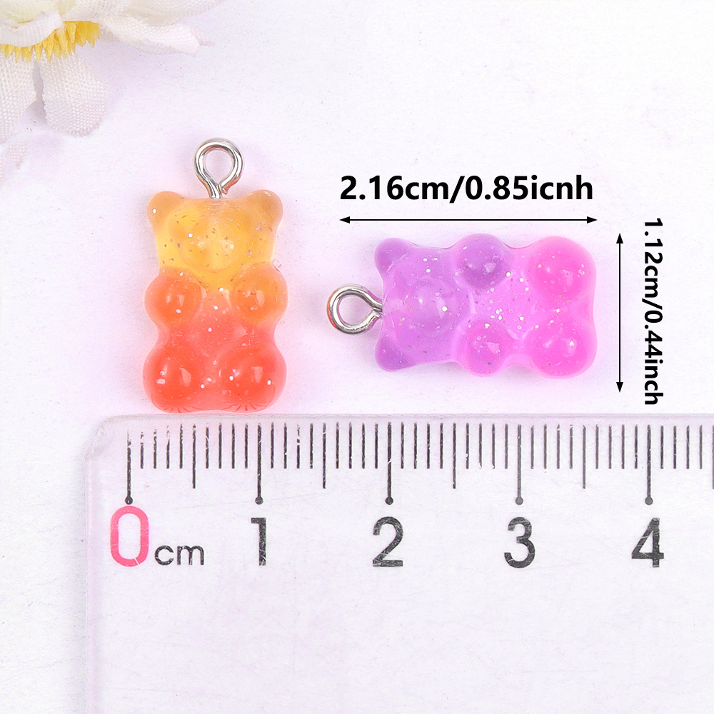 60pcs Dual Color Resin Bear Sh - Resin Craft Supplies recensie en prijs