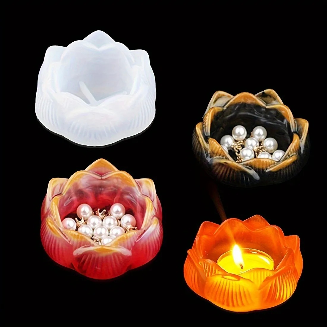 1pc DIY Lotus Flower Silicone  - Flower Preservation Resin recensie en prijs