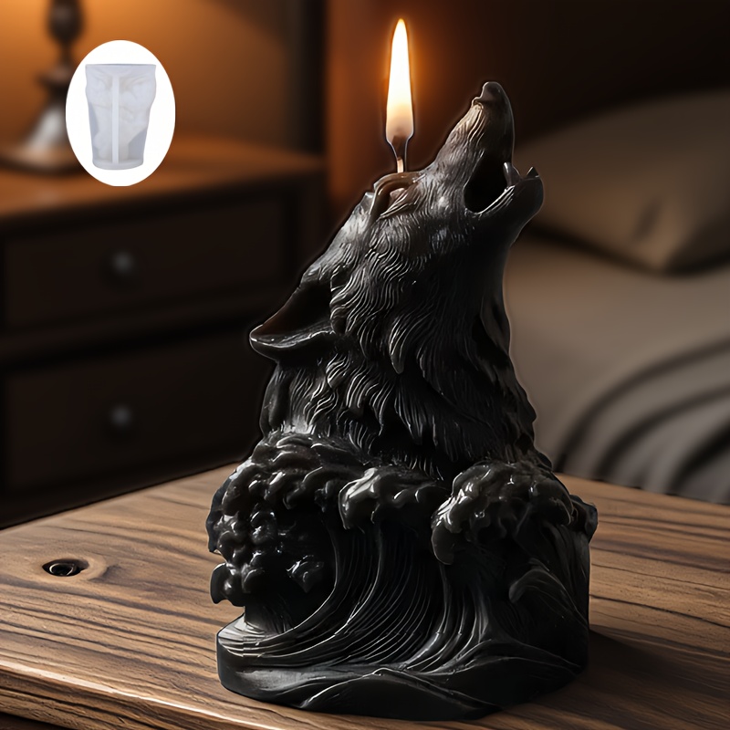 Dramatic Wolf and Ocean Wave C - Resin Ocean Wave Mold recensie en prijs