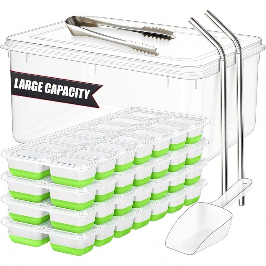 56pcs Tray With Lid And Bin –  - Silicone Mold Tray recensie en prijs