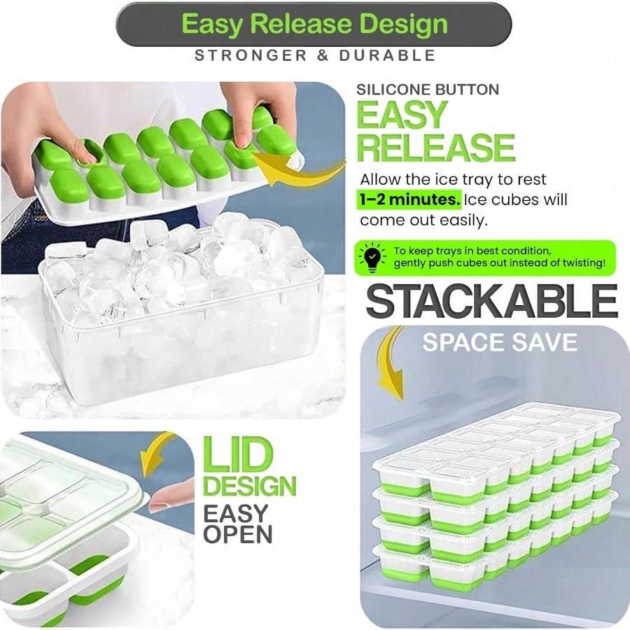 56pcs Tray With Lid And Bin –  - Silicone Mold Tray recensie en prijs
