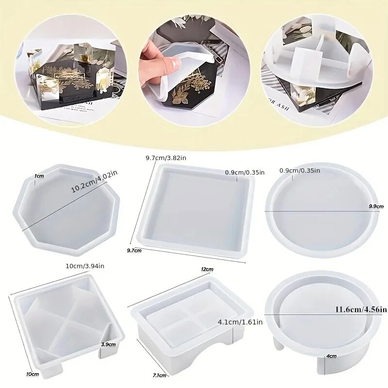 Coaster Resin Molds Set Includ - Serving Tray Mold recensie en prijs