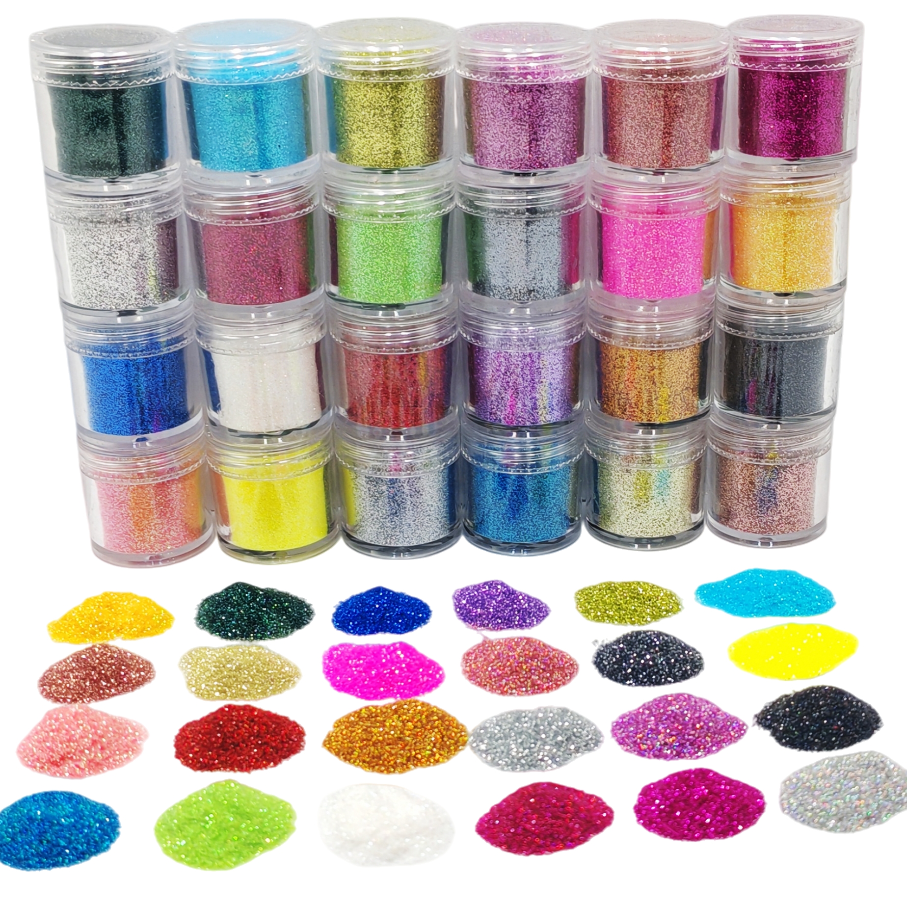 24-Color Cosmetic Iridescent H - Resin Glitter Pack recensie en prijs