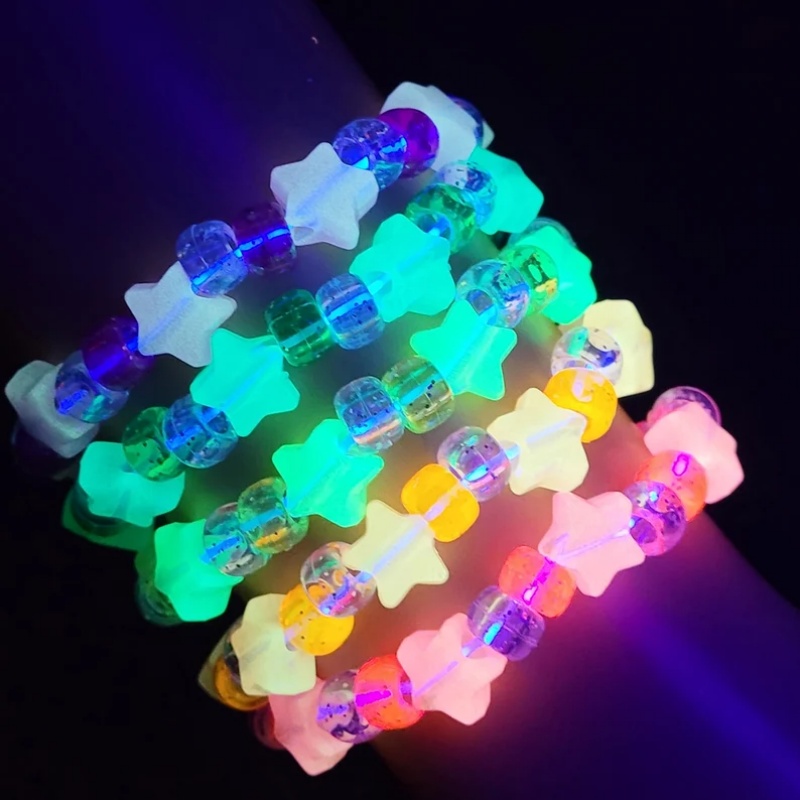 5 Glow star kandi bracelet set - Resin Glitter Pack recensie en prijs