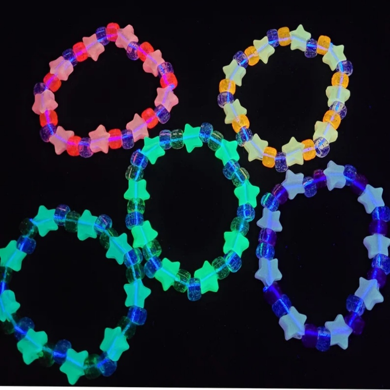 5 Glow star kandi bracelet set - Resin Glitter Pack recensie en prijs