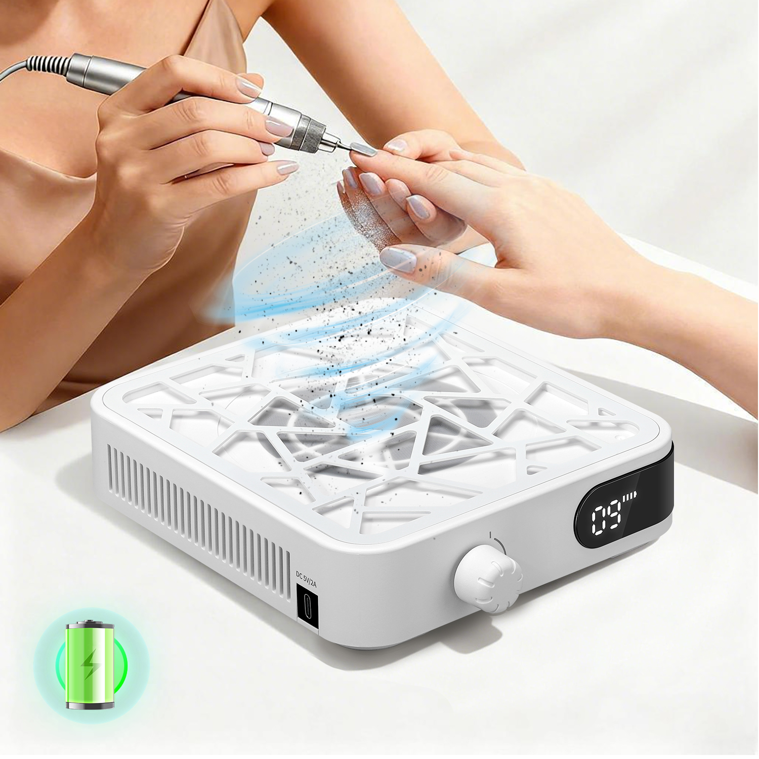 6000RPM Nail Dust Collector Wi - Vacuum Chamber Small recensie en prijs