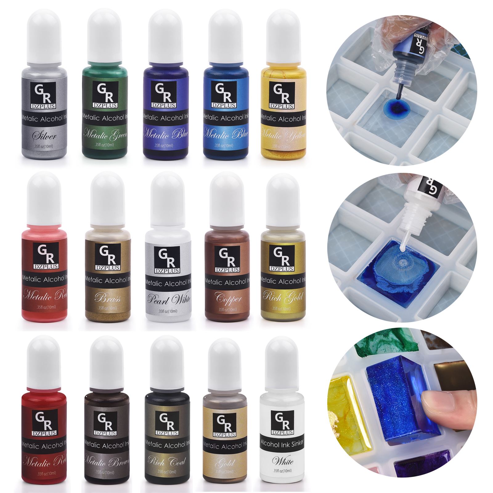 1 Set Resin Pigment Kit Art In - Resin Dye Alcohol recensie en prijs