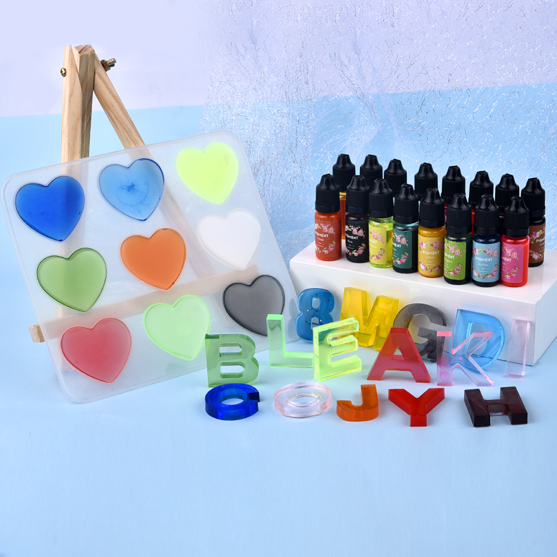 1 Set Resin Pigment Kit Art In - Resin Dye Alcohol recensie en prijs
