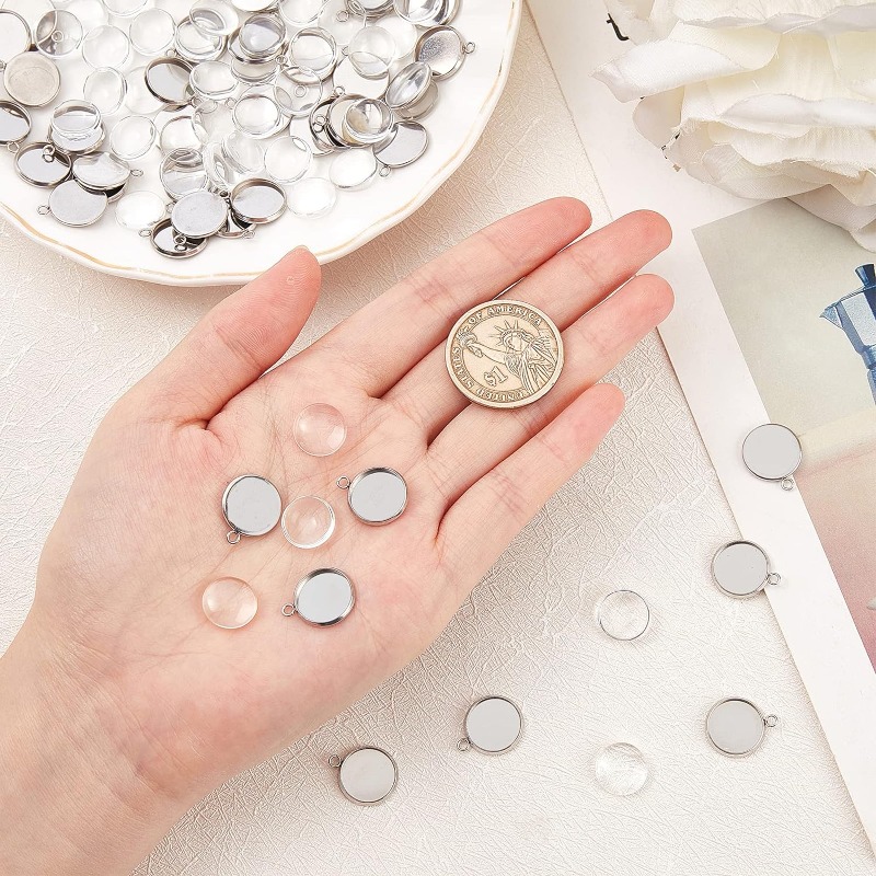50 sets Pendant Cabochon Jewel - Bezels Set Pendant recensie en prijs