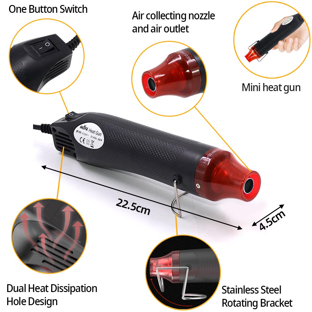 300W Hot Air Heat Gun Electric - Heat Gun Small recensie en prijs