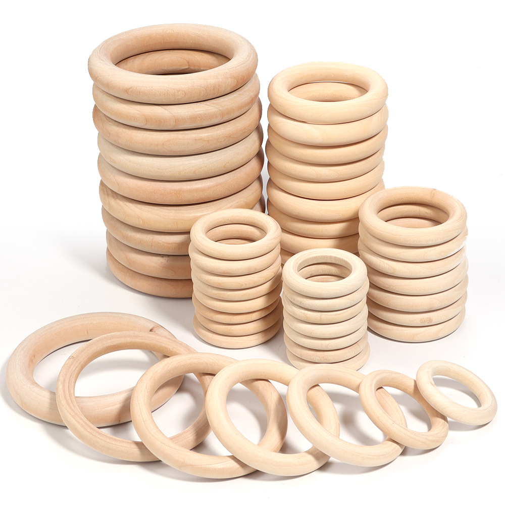 2-10pcs/lot Round Natural Wood - Wood Ring Blank recensie en prijs