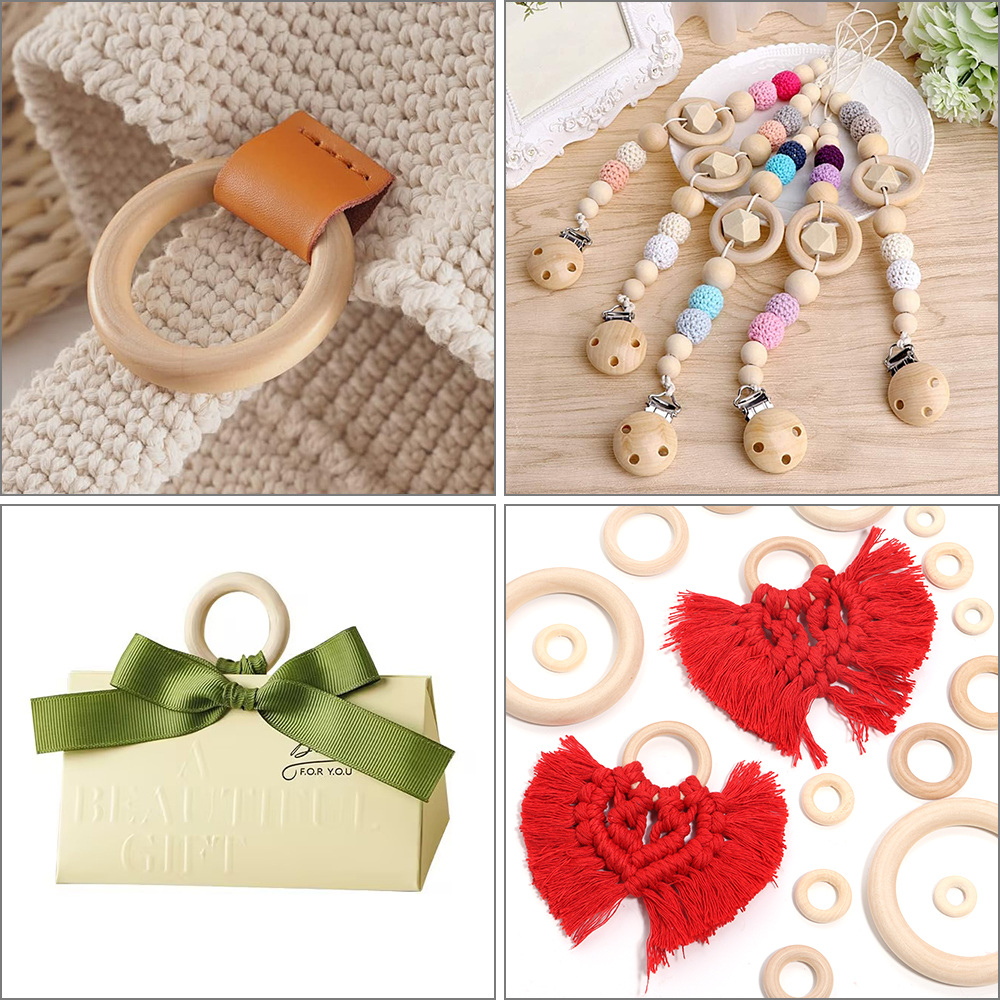 2-10pcs/lot Round Natural Wood - Wood Ring Blank recensie en prijs