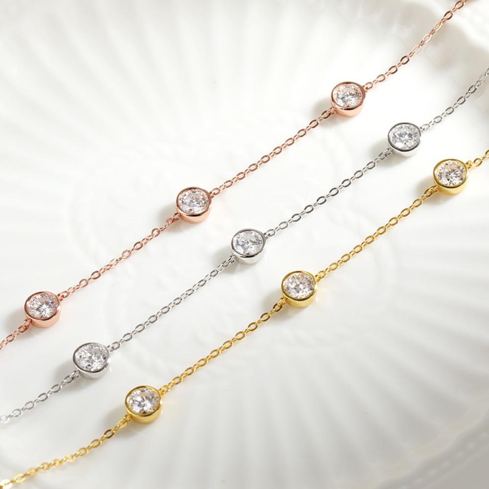 GRA Certified 5mm Moissanite N - Bezels Set Pendant recensie en prijs