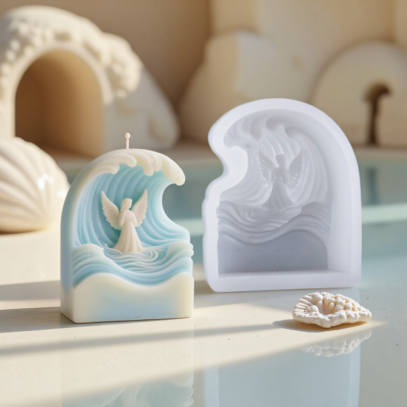 2pcs Wave Angel Silicone Mold  - Resin Ocean Wave Mold recensie en prijs