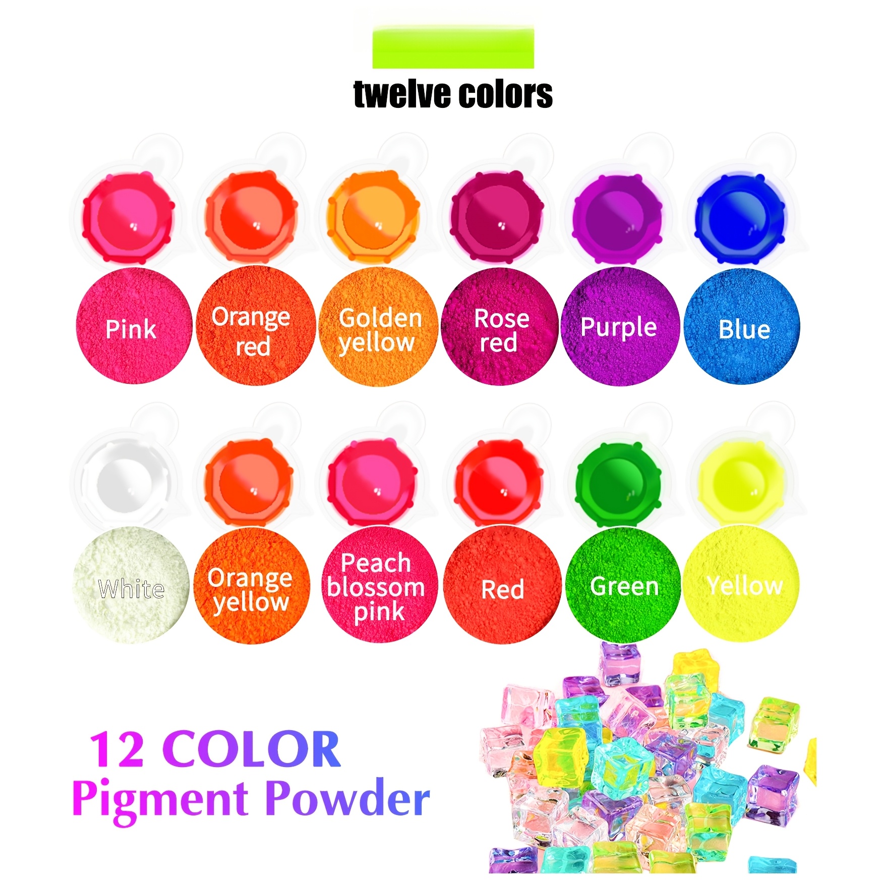 Fluorescent Powder/Neon Resin  - Resin Pigment Set recensie en prijs